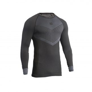Camiseta térmica sport hg senja gris negro - La Casa Del Trail Running